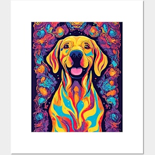 Groovy Labrador Retriever Posters and Art